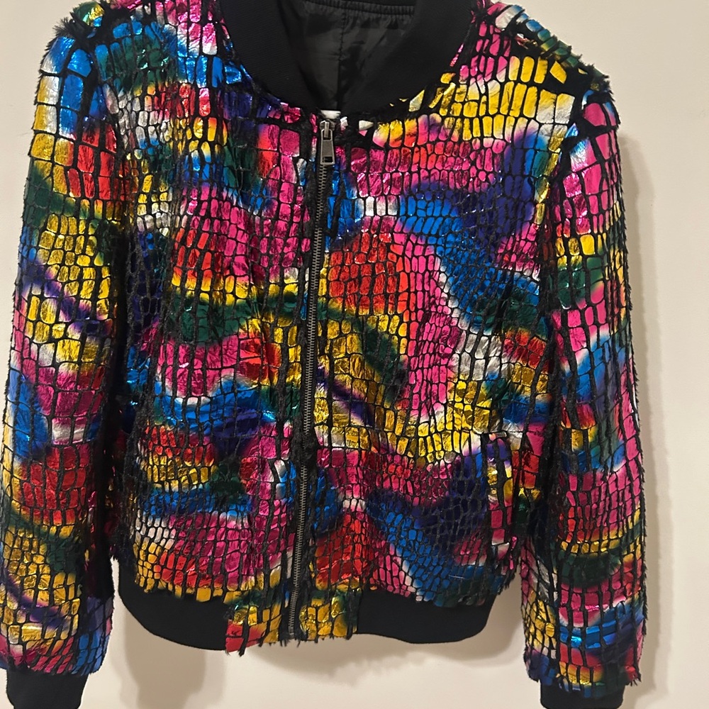 Colorful Women's Bomber Jacket